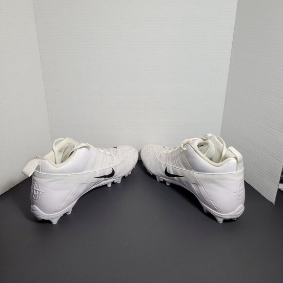 Nike Alpha Huarache 6 Varsity Lacrosse Cleats Men's Size 13 White Shoes - Picture 7 of 10